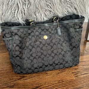 Coach Signature Diaper Bag